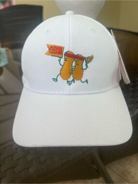 NWT CapAmerica Baseball Cap with Cheerful Perfect Bar Peanut Embroidery